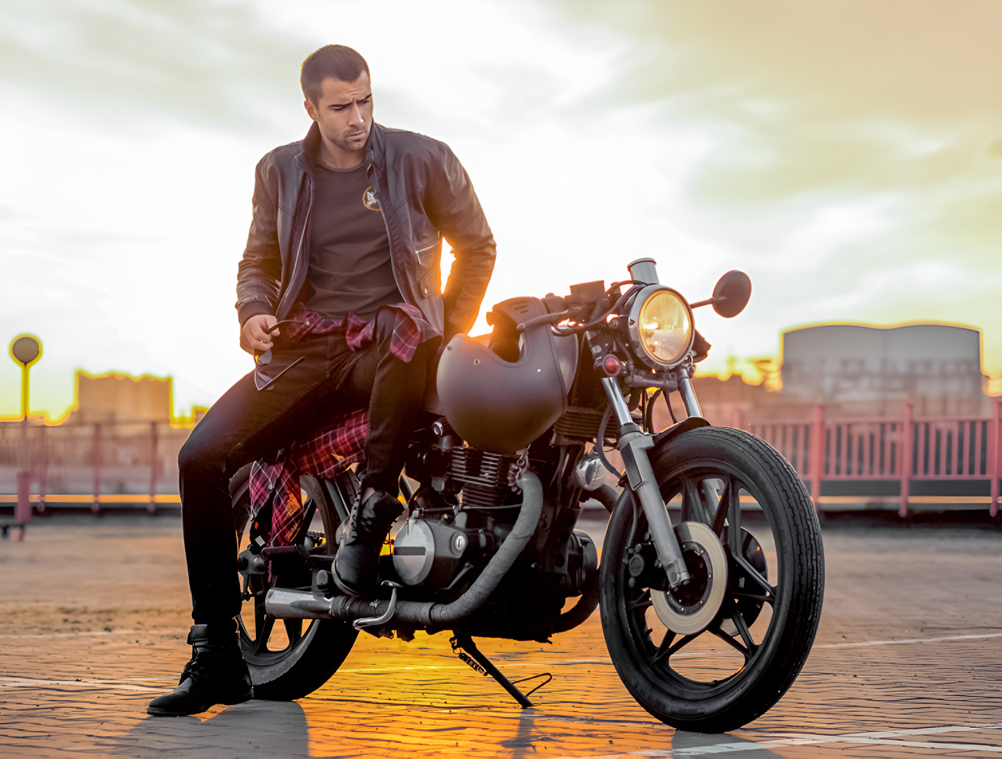 Traffic Mode On Premium Oversized Tee