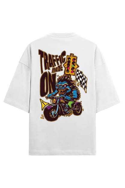 Traffic Mode On Premium Oversized Tee