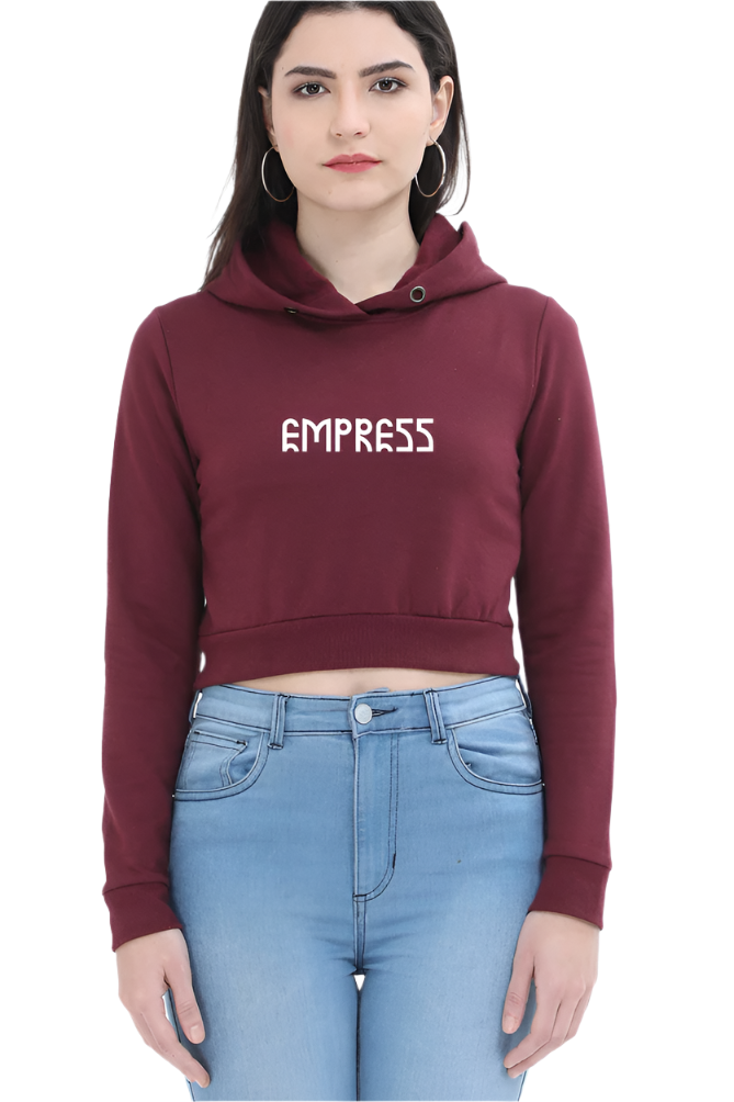 Empress Cropped Hoodie