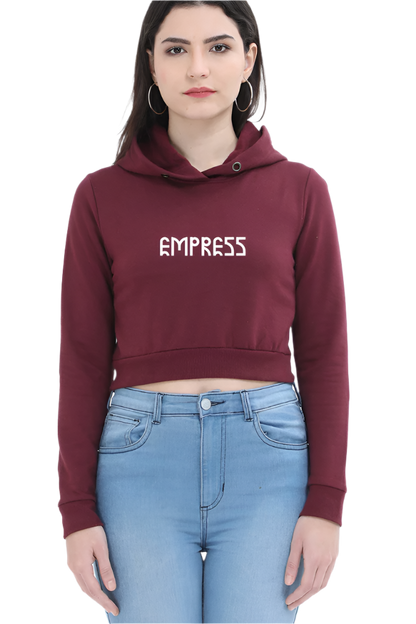 Empress Cropped Hoodie