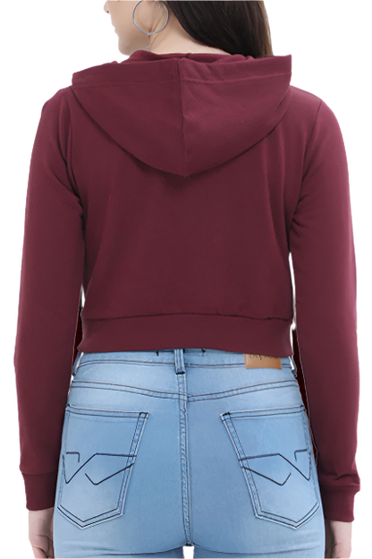Empress Cropped Hoodie