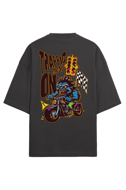 Traffic Mode On Premium Oversized Tee