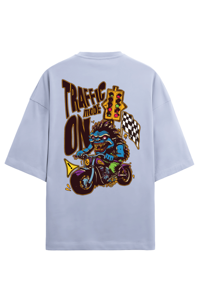 Traffic Mode On Premium Oversized Tee