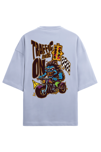 Traffic Mode On Premium Oversized Tee