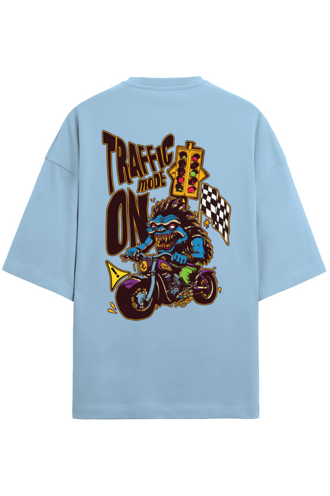 Traffic Mode On Premium Oversized Tee