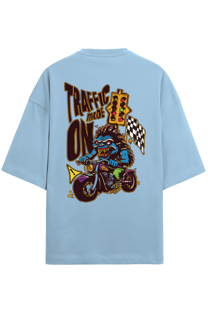 Traffic Mode On Premium Oversized Tee