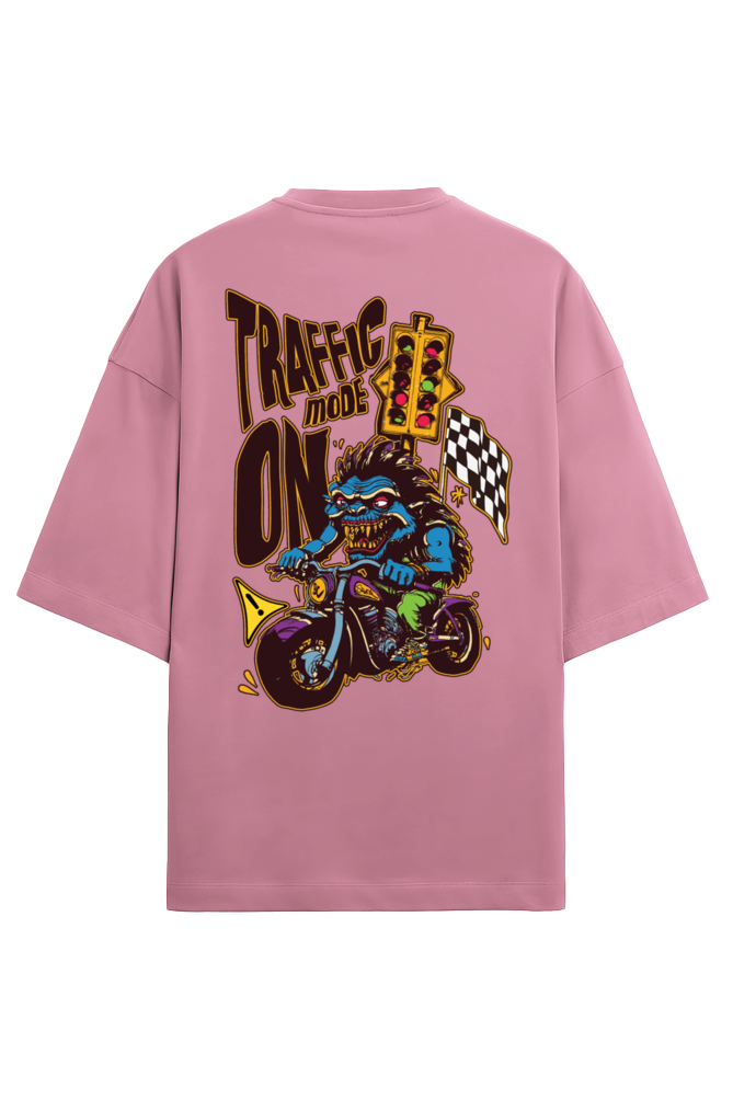 Traffic Mode On Premium Oversized Tee