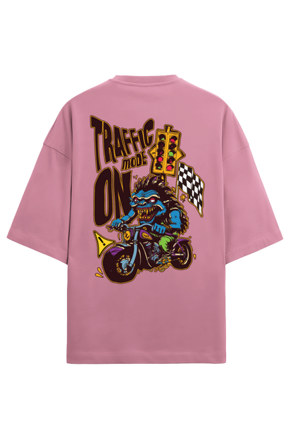 Traffic Mode On Premium Oversized Tee