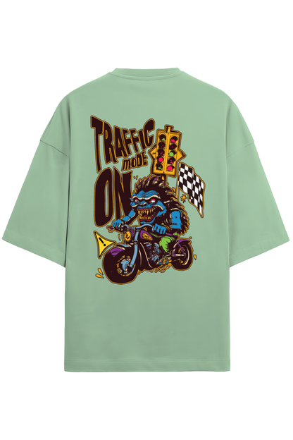 Traffic Mode On Premium Oversized Tee