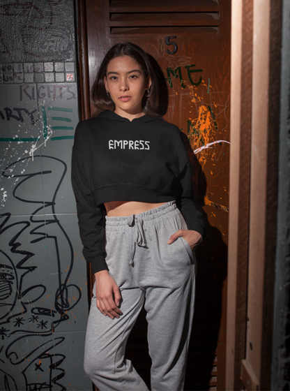 Empress Cropped Hoodie