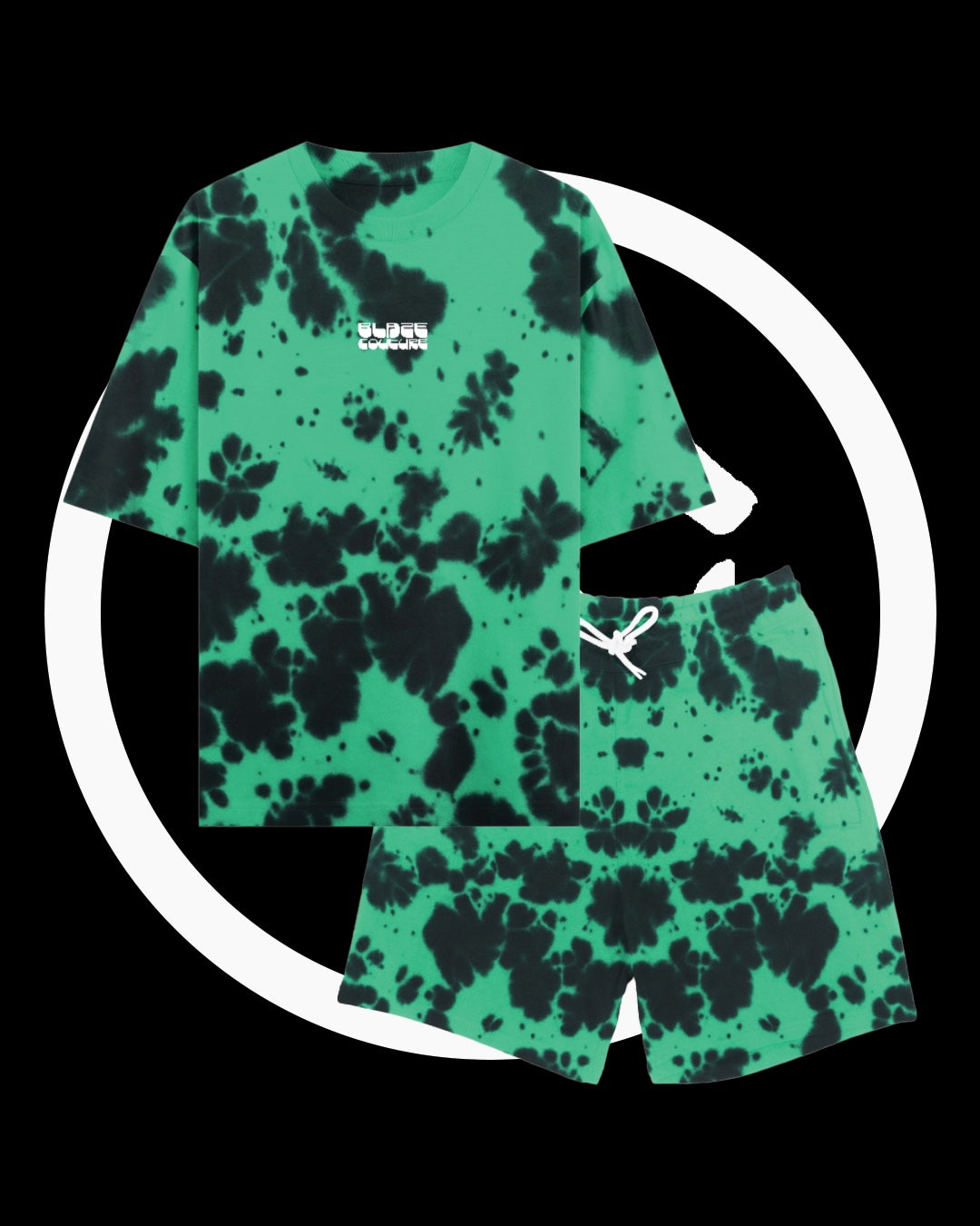 Embroidered Tie-Dye Co-ord