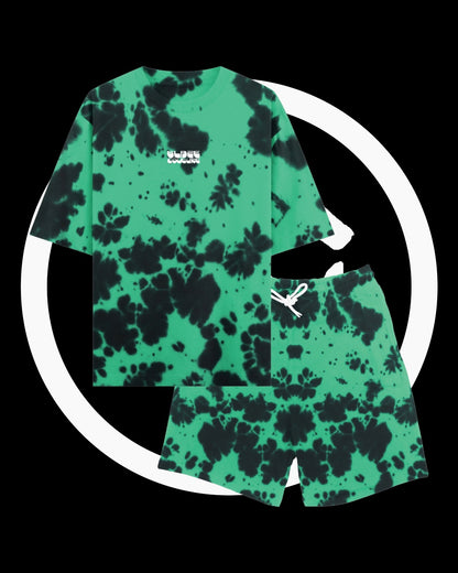 Embroidered Tie-Dye Co-ord